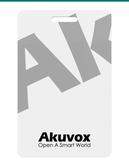 Akuvox DESFire EV3 White 13.56 MHz 8K Encrypted ISO Card — AK-CARD-EV3