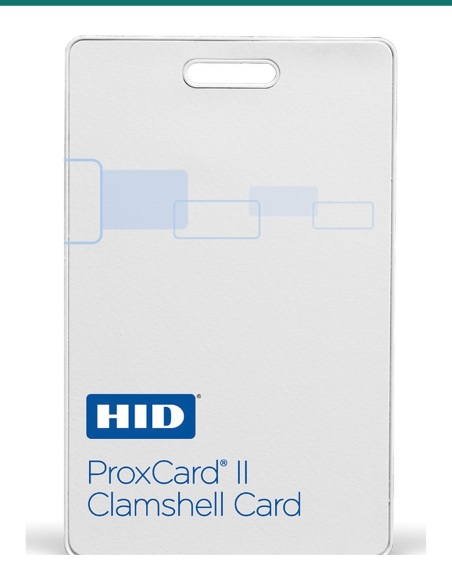 Akuvox HID ProxCard II White 125 kHz Clamshell Card — AK-CARD-HIDPROX