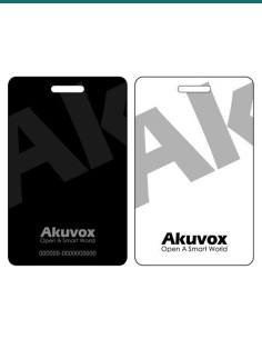 Akuvox S50 black MIFARE Classic 1K card — front 2