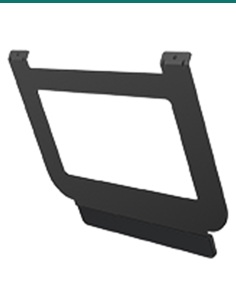Akuvox IT88 / C319 black desktop stand — three-quarter view