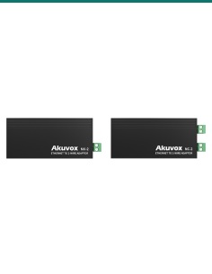 Akuvox NK-2 kit — NX-2 and NC-2 Ethernet to 2-wire adaptors