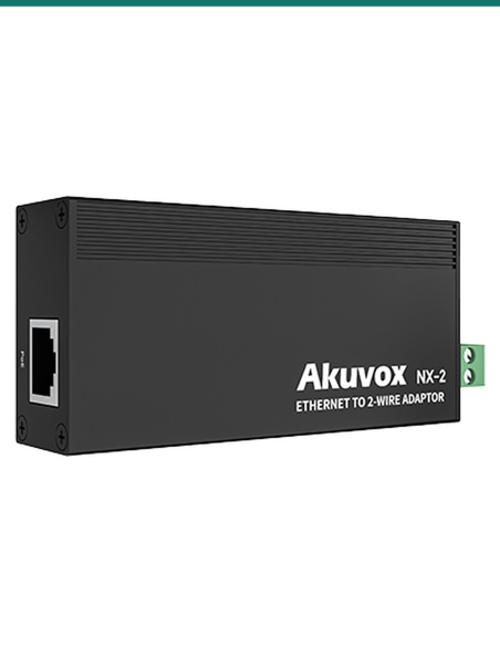 Akuvox NX-2 — RJ45 PoE input end