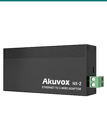 Akuvox NX-2 — 2-wire terminal end