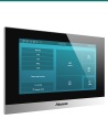 Akuvox C313W-2 silver indoor monitor — left three-quarter view