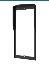 Akuvox X912 black in-wall rain cover — right three-quarter view
