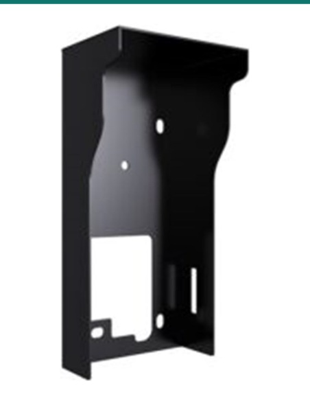 Akuvox E12 black on-wall rain hood