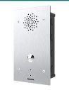 Akuvox E21A emergency intercom — right three-quarter view