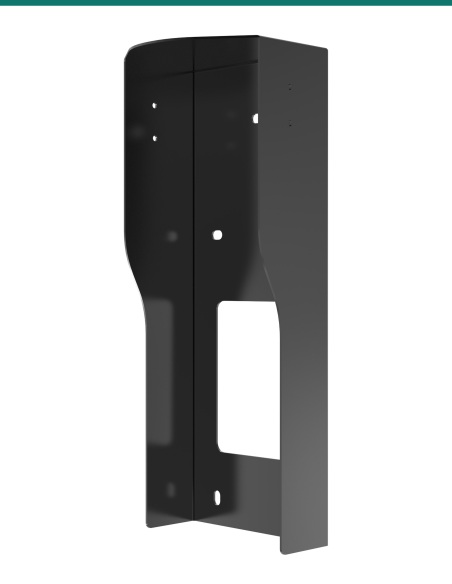 Akuvox X912 Black On-Wall Rain Cover for X912K and X912S Door Phones — AK-X912ONWALLH