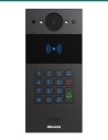 Akuvox R20K-L black door phone — keypad and card reader detail