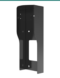 Akuvox X912 black on-wall rain cover — right three-quarter view 2