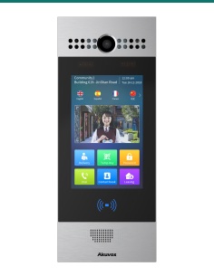 Akuvox R29C facial recognition door phone — front