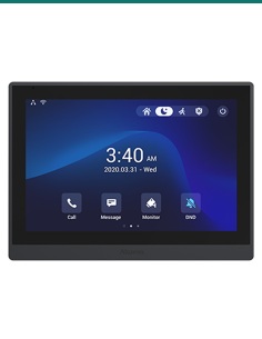 Akuvox IT88P grey 10-inch Android indoor monitor — front