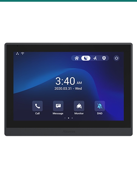 Akuvox IT88P On-Wall Grey 10-inch Full-HD Android SIP Indoor Monitor — AK-IT88P-ONWALL