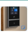 Akuvox S535 induction loop module installed at an entrance