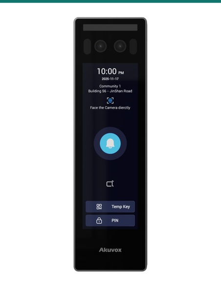 Akuvox A15 Facial Recognition Access Control Terminal, 4.59″ — AK-A15