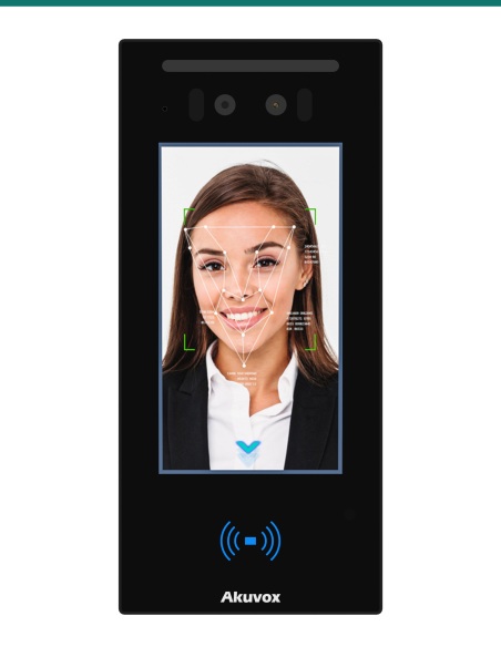 Akuvox E16C 5″ Facial Recognition SIP Door Phone with Card Reader — AK-E16C