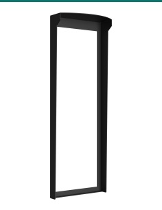 Akuvox S532 black in-wall rain cover — front 2