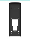 Akuvox S532 black on-wall rain cover — front