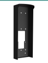 Akuvox S532 black on-wall rain cover — left three-quarter view