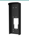 Akuvox S532 black on-wall rain cover — right three-quarter view