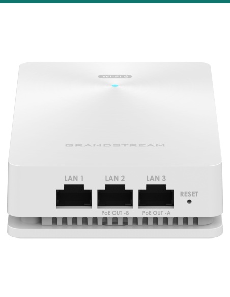 Grandstream Hybrid 802.11ax Wi-Fi 6 In-wall Ap (2x2 2.4 Ghz, 4x4 5.0 Ghz) - GWN7661