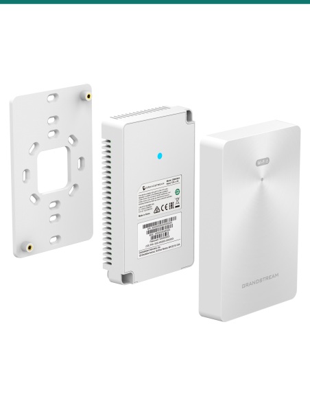 Grandstream Hybrid 802.11ax Wi-Fi 6 In-wall Ap (2x2 2.4 Ghz, 4x4 5.0 Ghz) - GWN7661