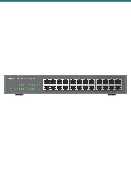 Grandstream Unmanaged Network Switch 24 x Gige - GWN7703