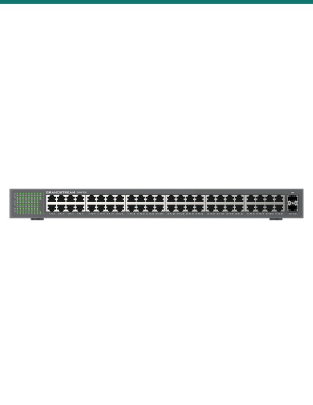 Grandstream Unmanaged Network Switch 48 x Gige 2 x SFP - GWN7706