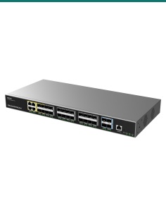 Enterprise Layer 3 Managed Aggregation Switch 20 x SFP 4 x SFP/GigE Combo 4 x SFP+ Redundant PSU