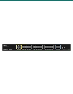 Enterprise Layer 3 Managed Aggregation Switch 20 x SFP 4 x SFP/GigE Combo 4 x SFP+ Redundant PSU 2