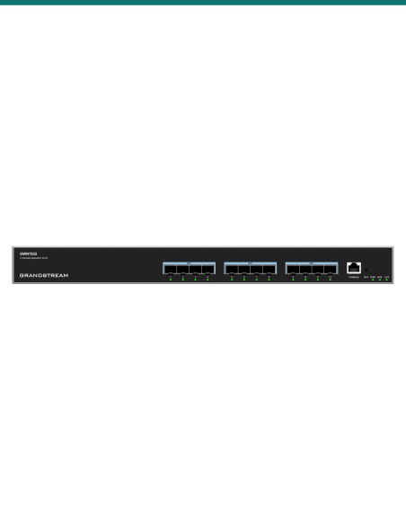 Grandstream Enterprise Layer 3 Managed Aggregation Switch 12 x SFP+ Redundant PSU - GWN7832