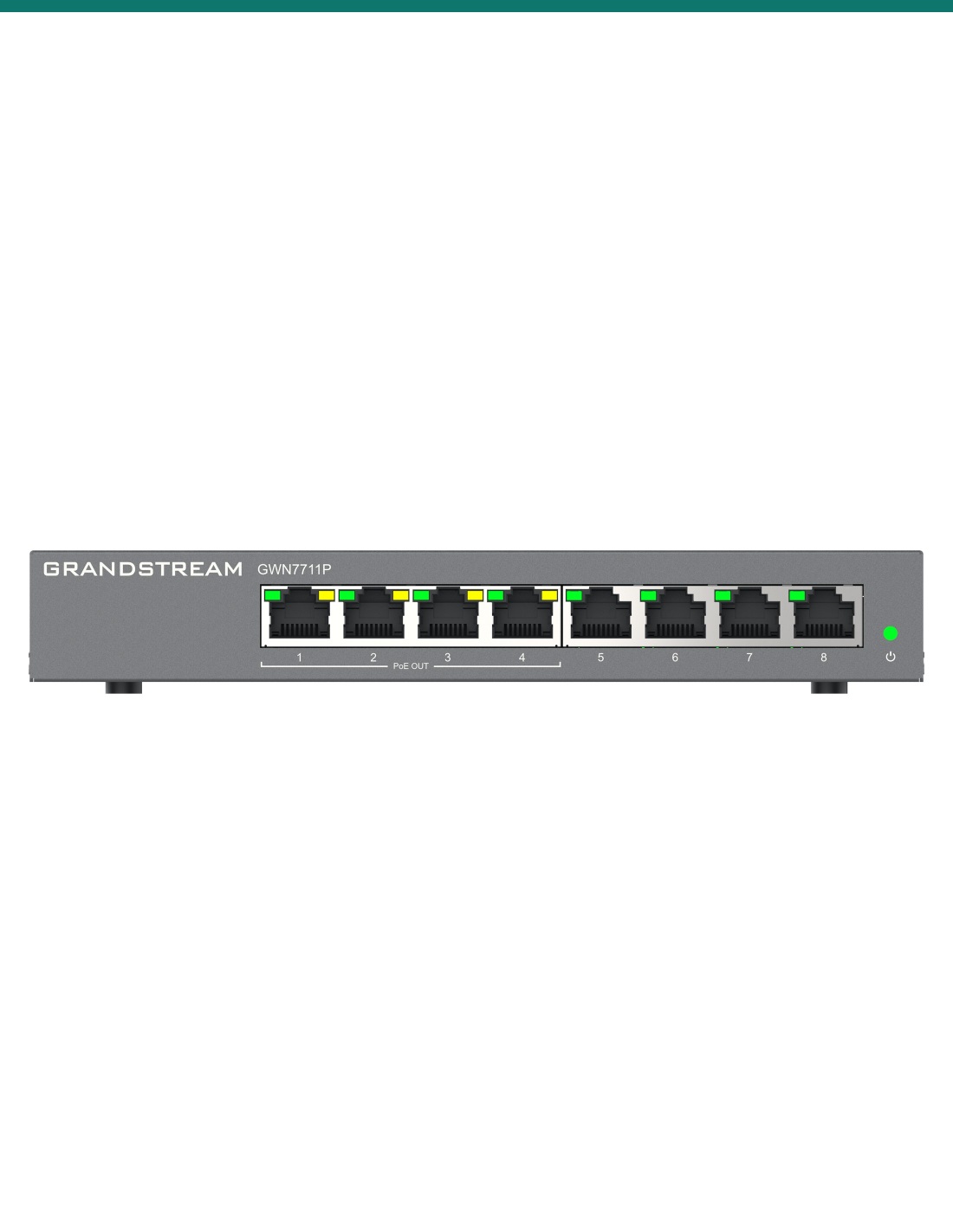 LAYER 2-LITE MANAGED SWITCH 8 X GIGE 4 X POE/POE OR24VDC OUTPUT MODE