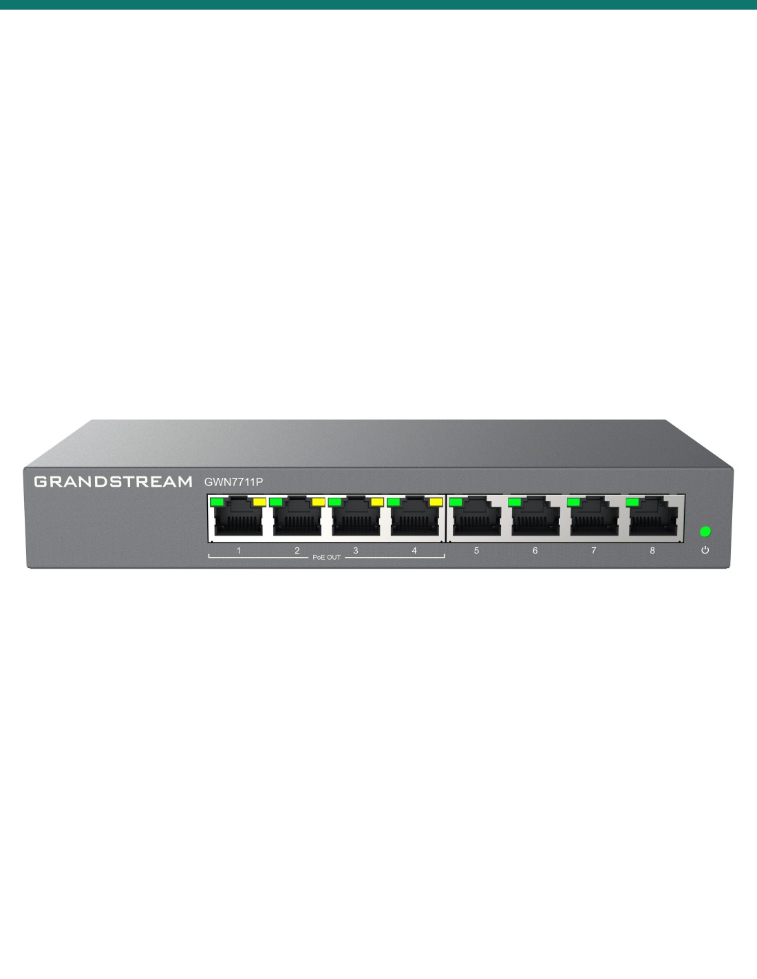 LAYER 2-LITE MANAGED SWITCH 8 X GIGE 4 X POE/POE OR24VDC OUTPUT MODE