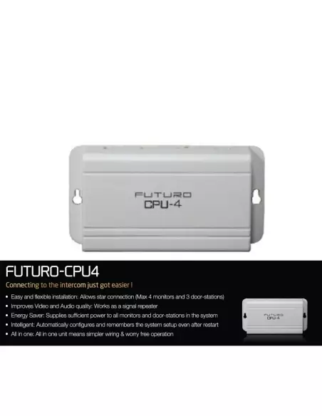Futuro CPU4 for 7" Video Intercom Kits & Front Door Camera Units - FUT-CPU4 Futuro CPU4 for 7" Video Intercom Kits & Front Door Camera Units - FUT-CPU4