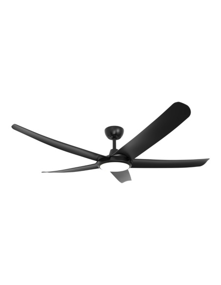 ThreeSixty FlatJET 56" (142cm) DC Ceiling Fan with 24W CCT LED Light, Remote Control