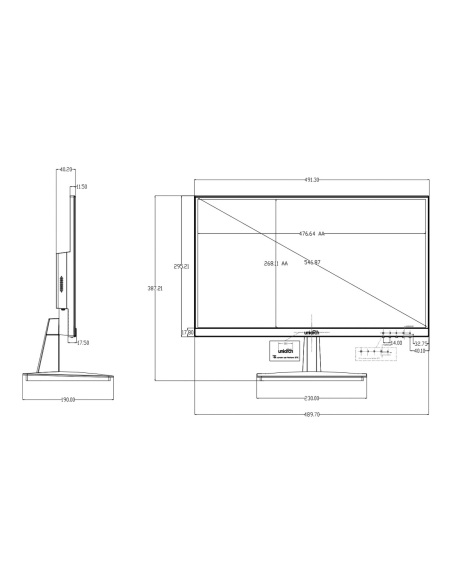 Uniarch MT-22-V dimensions Uniarch MT-22-V dimensions