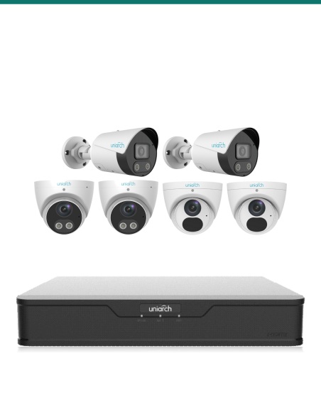Uniarch kit UA-K806-ACT: recorder and cameras included