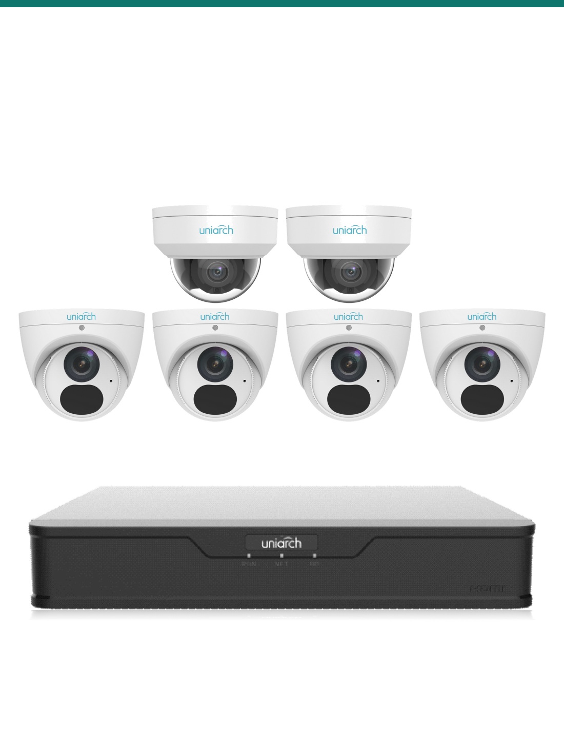 Uniarch kit UA-K806-SHP: recorder and cameras included