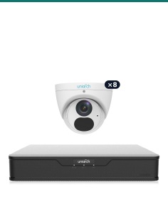Uniarch kit UA-K808-T8W: recorder and cameras included