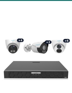 Uniarch kit UA-K1612-PRO: recorder and cameras included