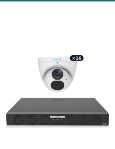Uniarch kit UA-K1616-T8W: recorder and cameras included