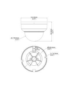 Uniview IPC326SS-ADF28K-I1 white 6MP dome camera 2