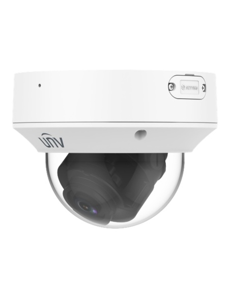 Uniview 5MP Varifocal Dome IP Camera, 2.7-13.5mm Motorised, 40m IR, Mic, IK10 - IPC3235SB-ADZK-I0