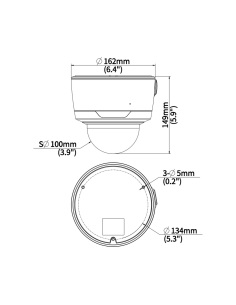 Uniview IPC3735SS-ADZK-I1 5MP motorised varifocal dome camera 2