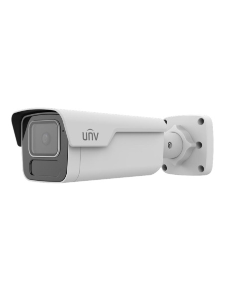 Uniview 6MP Bullet IP Camera, Black, 2.8mm, 80m IR, Smart Intrusion, Mic - IPC2B16SS-ADF28K-I1-BK
