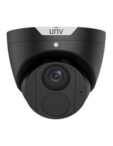 Uniview 6MP Turret IP Camera, Black, 2.8mm, 30m IR, Built-in Mic - IPC3616LE-ADF28KM-BK