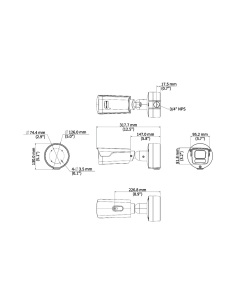 Uniview IPC2B26SS-ADZK-I1 6MP motorised varifocal bullet camera 2