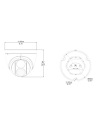Uniview IPC3618LE-ADF28K-GM dimension drawing