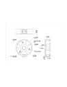 Uniview TR-JB03-H-IN dimension drawing