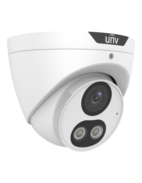 Uniview IPC3616LE-ADF28KM-DL turret camera, angled view Uniview IPC3616LE-ADF28KM-DL turret camera, angled view